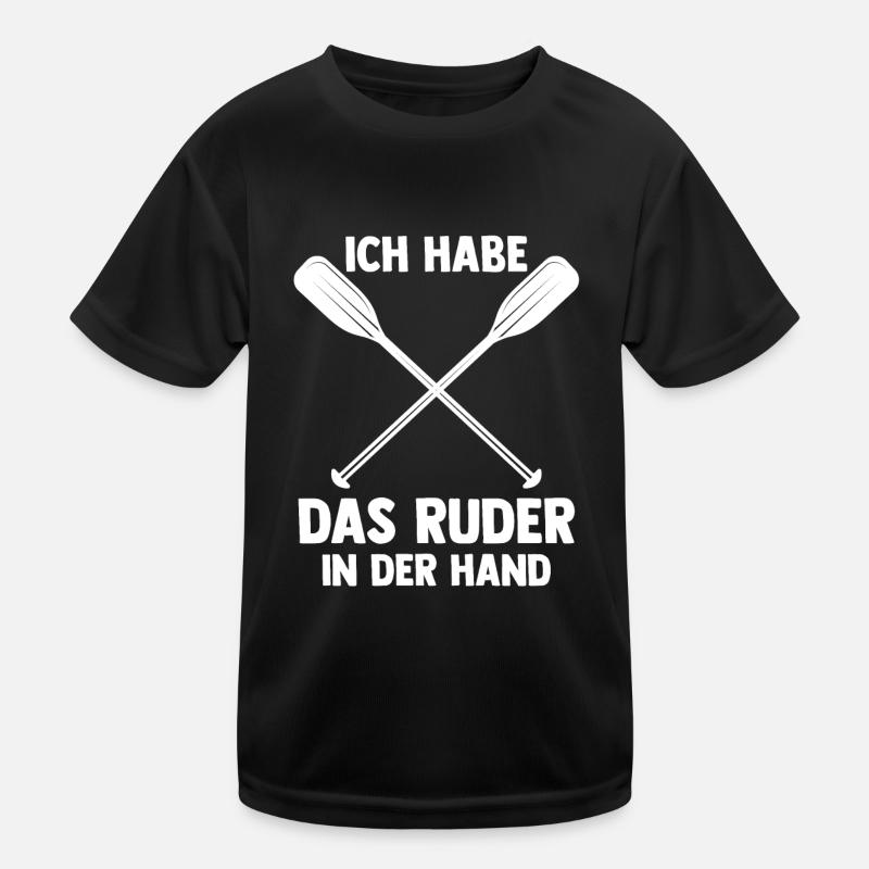 Paddeln Rudern Ruderer Kinder Funktions-T-Shirt