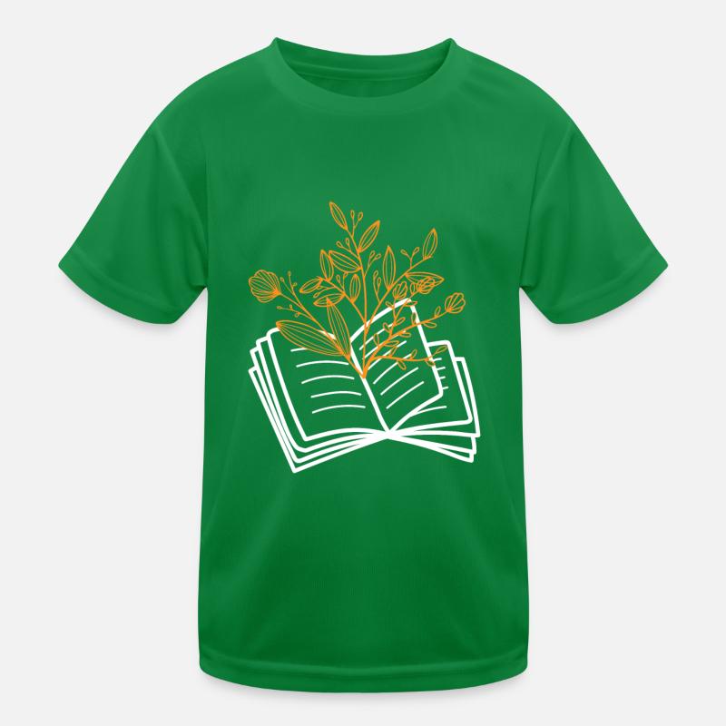 Book lovers Buchblume Reading enthusiasts Kids Functional T-Shirt