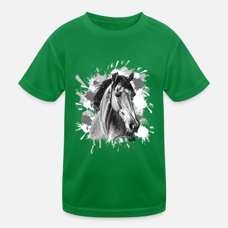 Cheval T-shirt sport Enfant