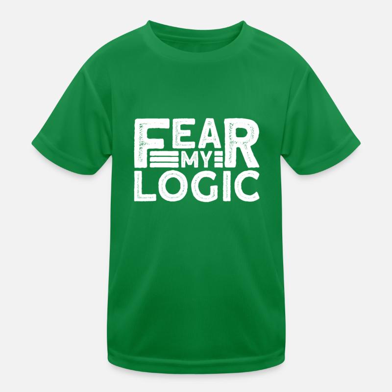 Fear My Logic - Athéisme Halloween T-shirt sport Enfant
