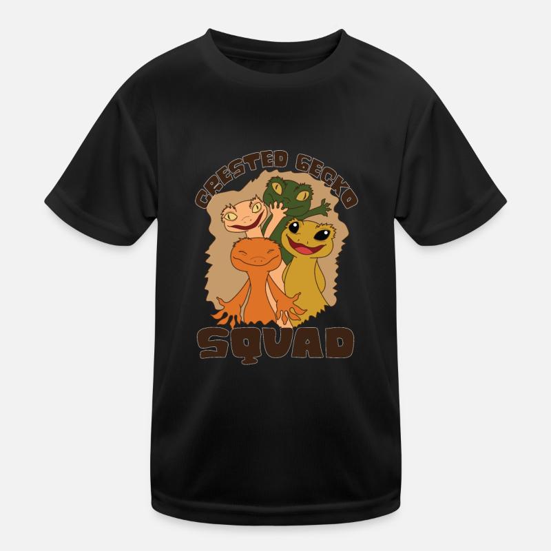 Süßes Zitat von Crested Gecko Squad, Echsenreptil Kinder Funktions-T-Shirt