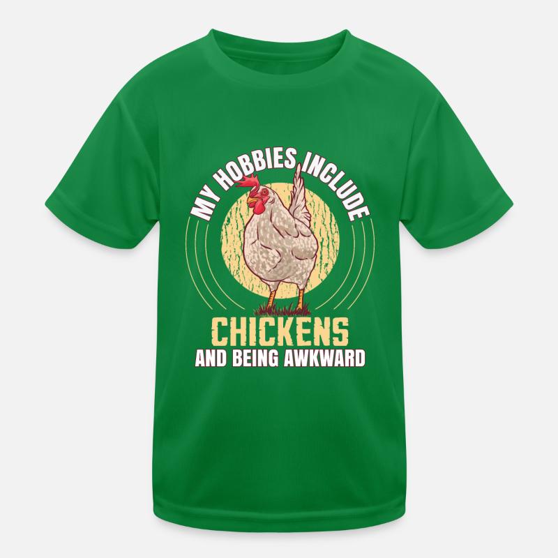 Amateur de poulet T-shirt sport Enfant