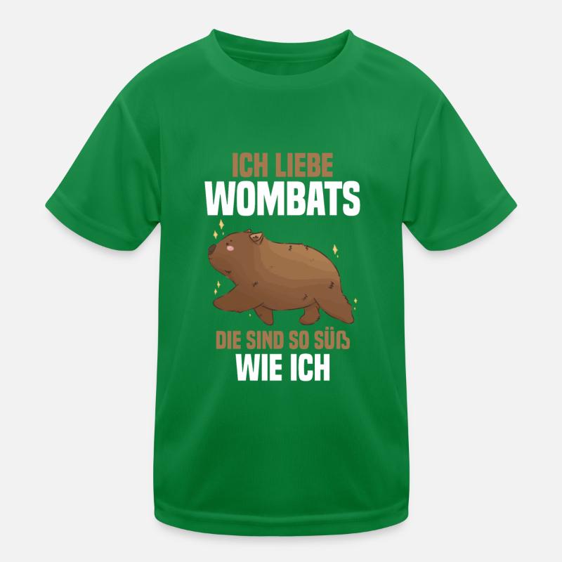 Wombat Kinder Funktions-T-Shirt