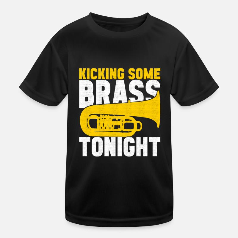 Tuba Tubist Kinder Funktions-T-Shirt