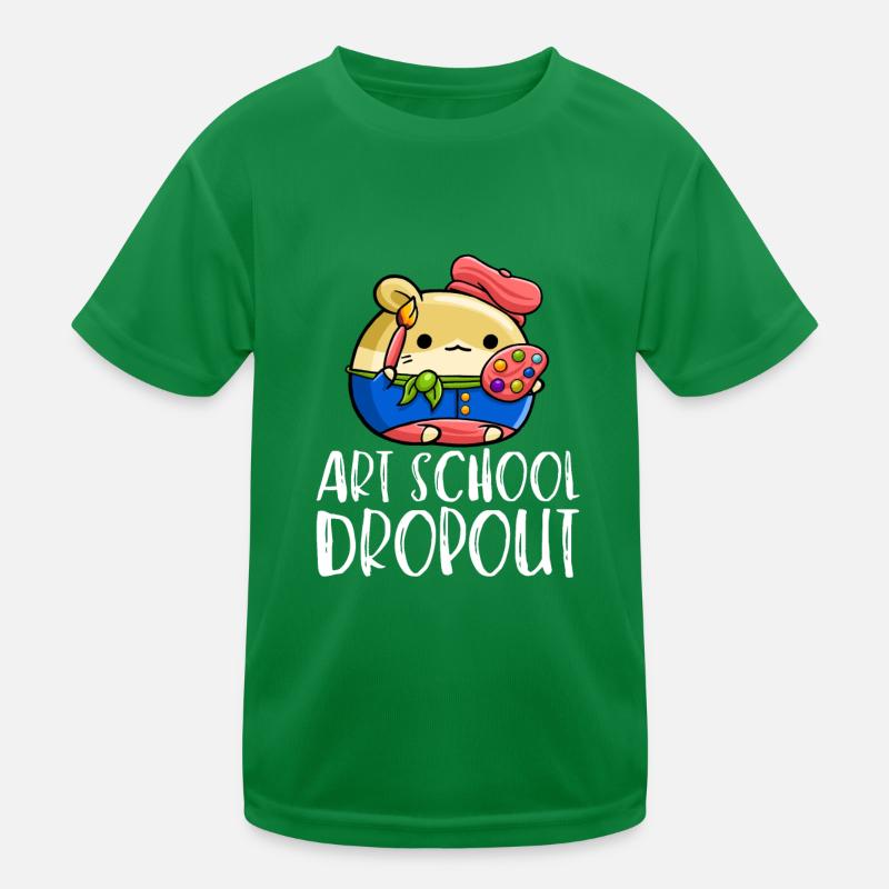 Art School Dropout Kids Functional T-Shirt