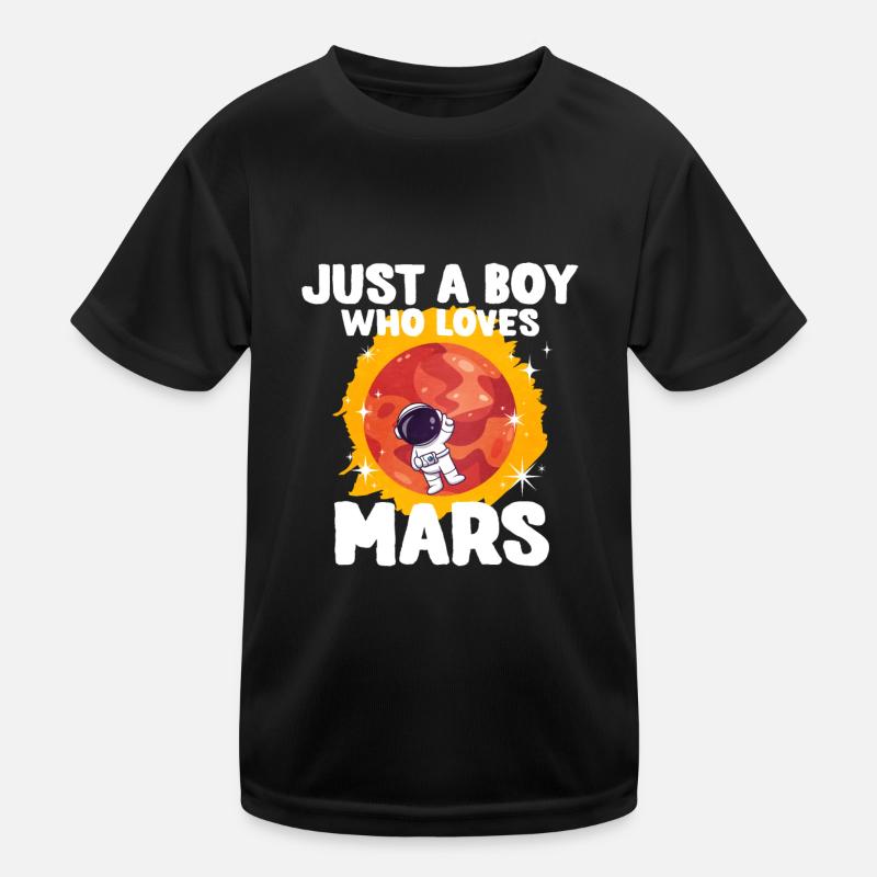 Mars Planet Gift Kids Functional T-Shirt
