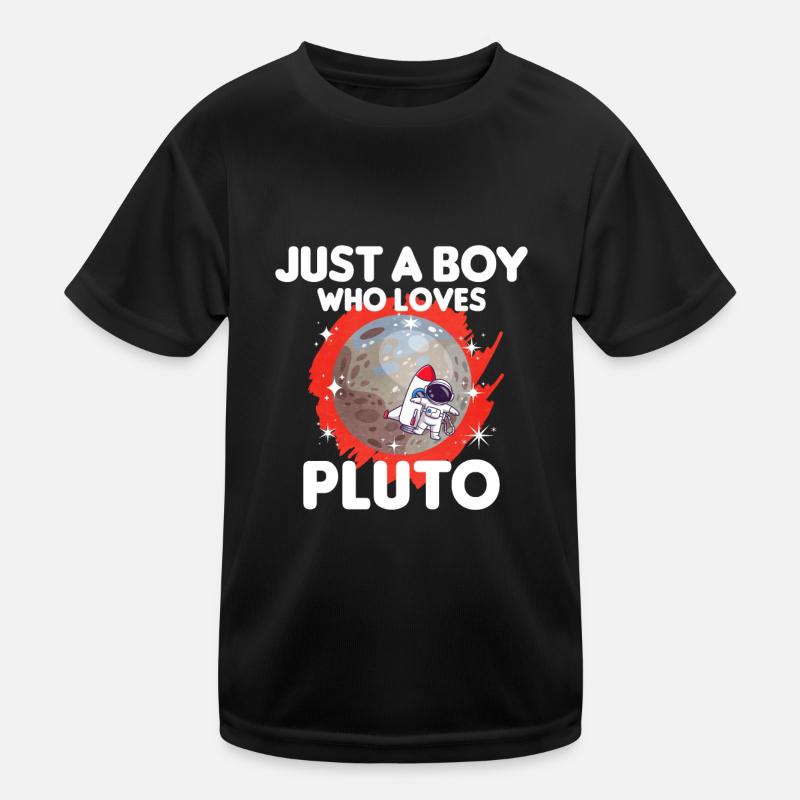 Pluto Planet Gift Kids Functional T-Shirt