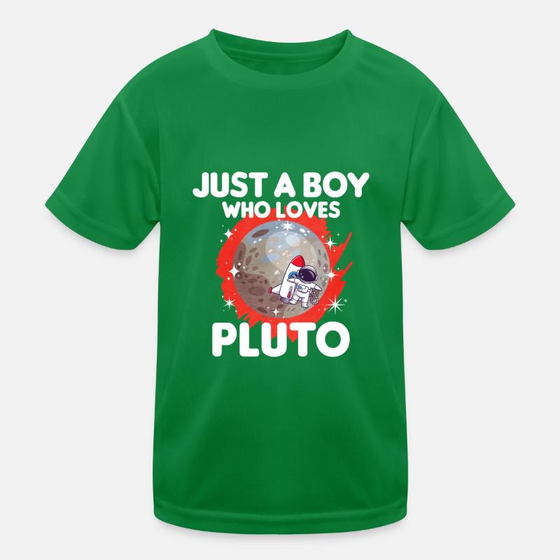 Pluto Planet Gift Kids Functional T-Shirt