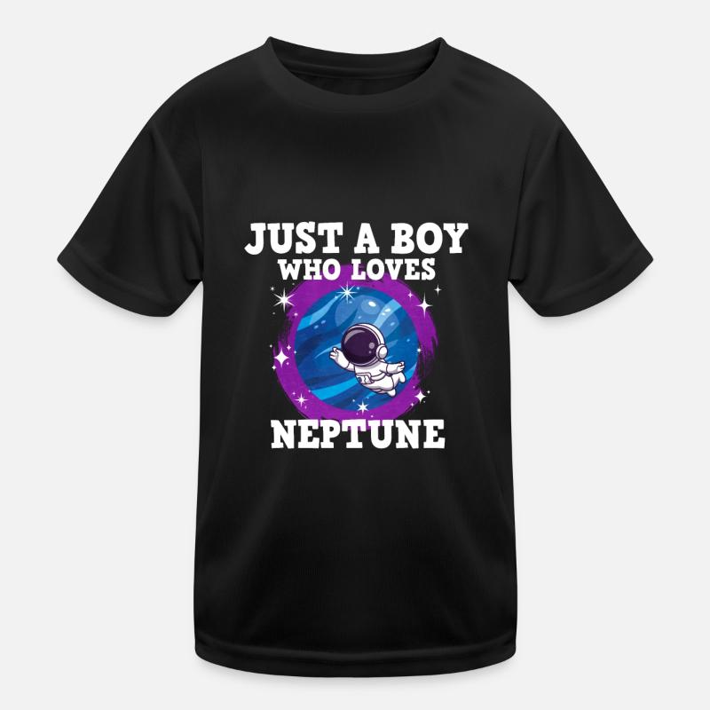 Cadeau Neptune Planet T-shirt sport Enfant