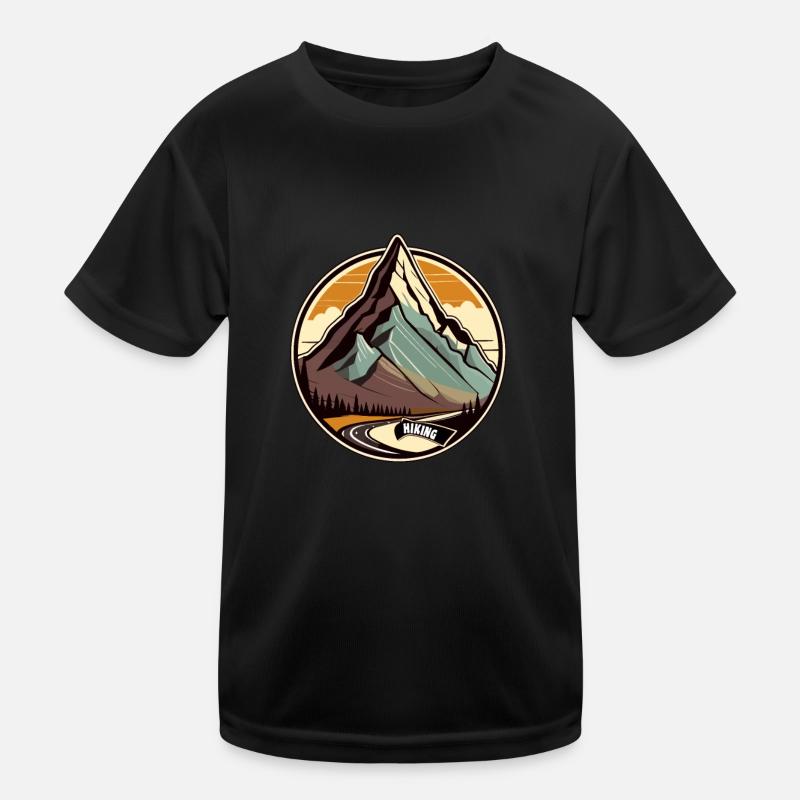Berge Wandern Kinder Funktions-T-Shirt