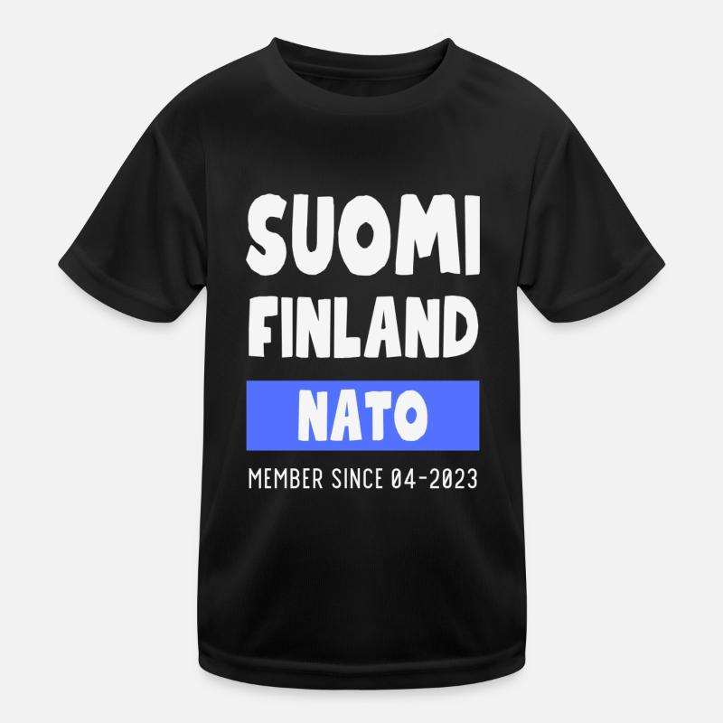 Finlande Finlande OTAN - Membre 04-2023 T-shirt sport Enfant
