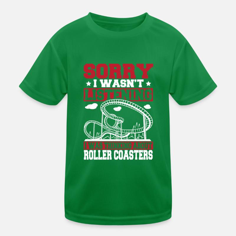 Parc d’attractions Parc à thème Penser à Roller Co T-shirt sport Enfant