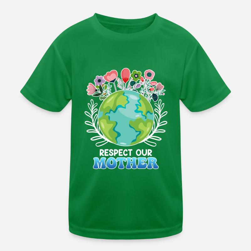 Rettet die Erde Umweltschützer Mutter Erde Kinder Funktions-T-Shirt