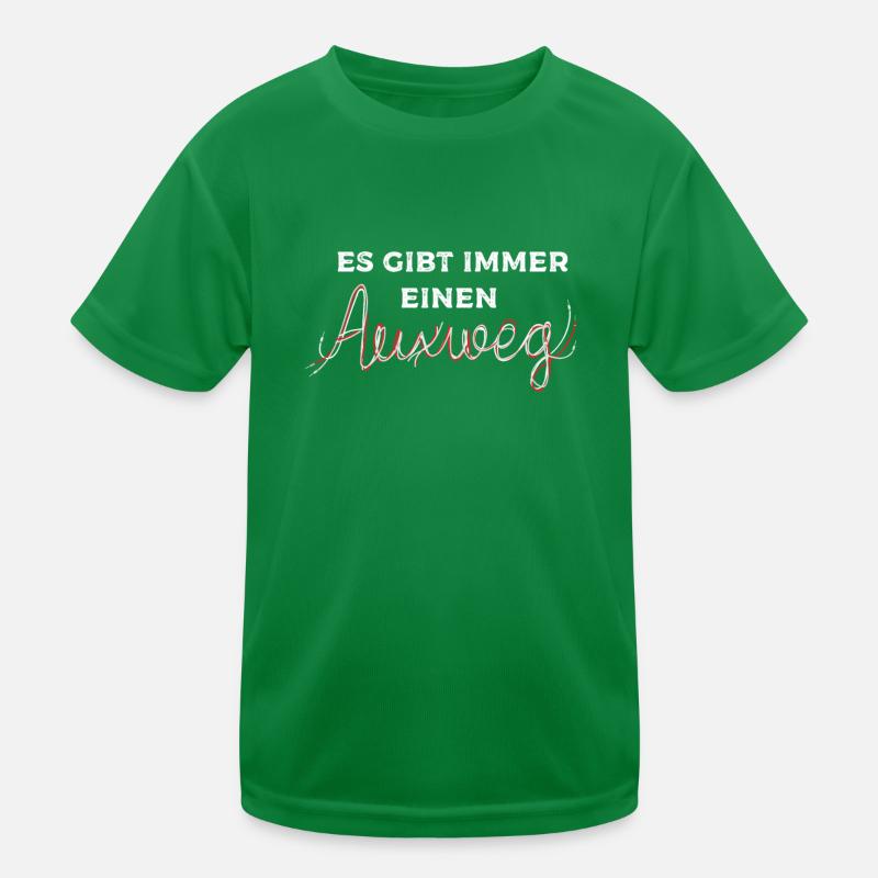 Es Gibt Immer Einen Auxweg Tontechnik Tontechniker Kinder Funktions-T-Shirt