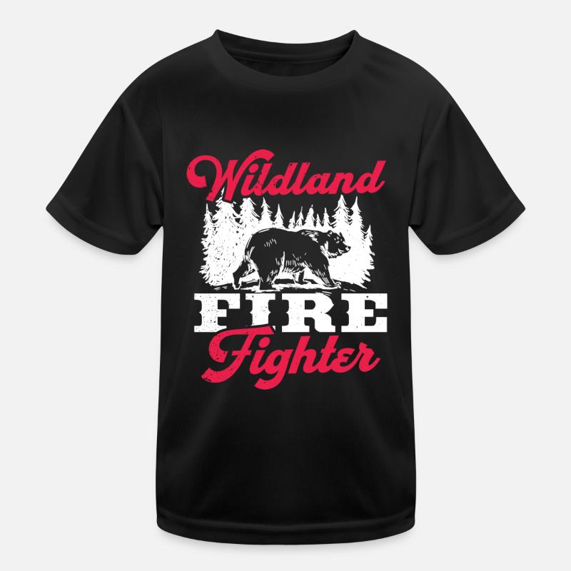Wildland firefighter Kinder Funktions-T-Shirt