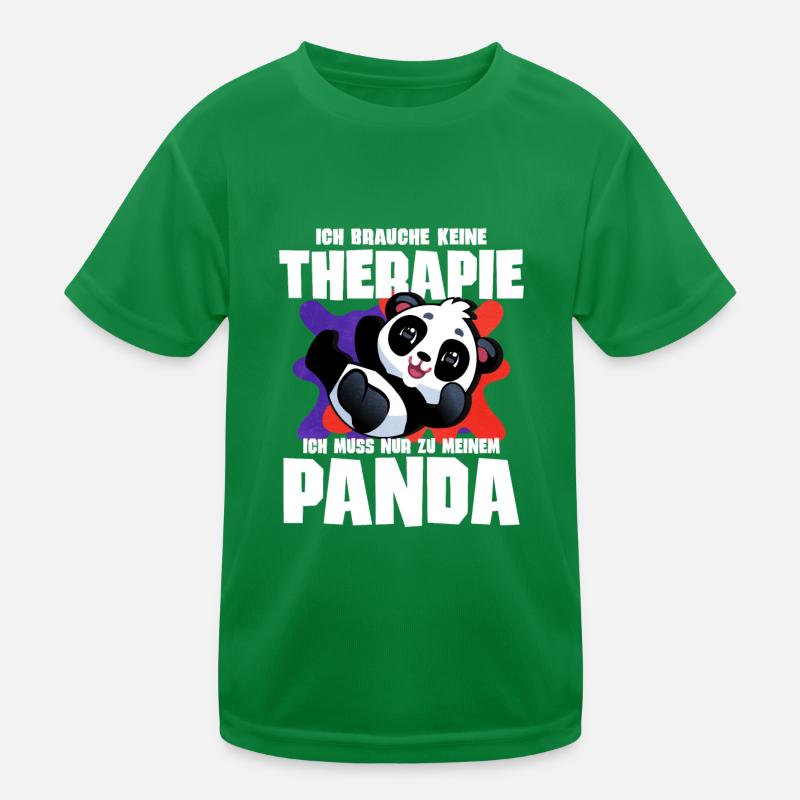 Panda Kinder Funktions-T-Shirt