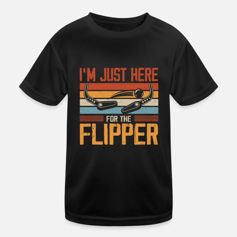 Pinball arcade player Kids Functional T-Shirt