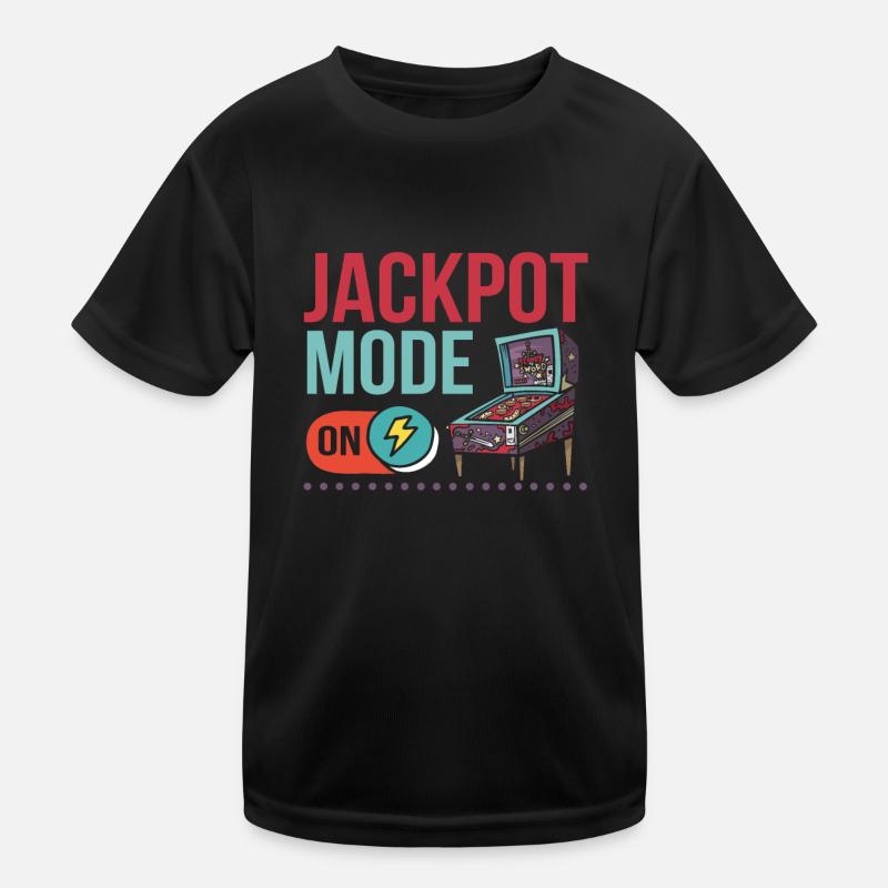 Flipper-Arcade-Spieler Kinder Funktions-T-Shirt