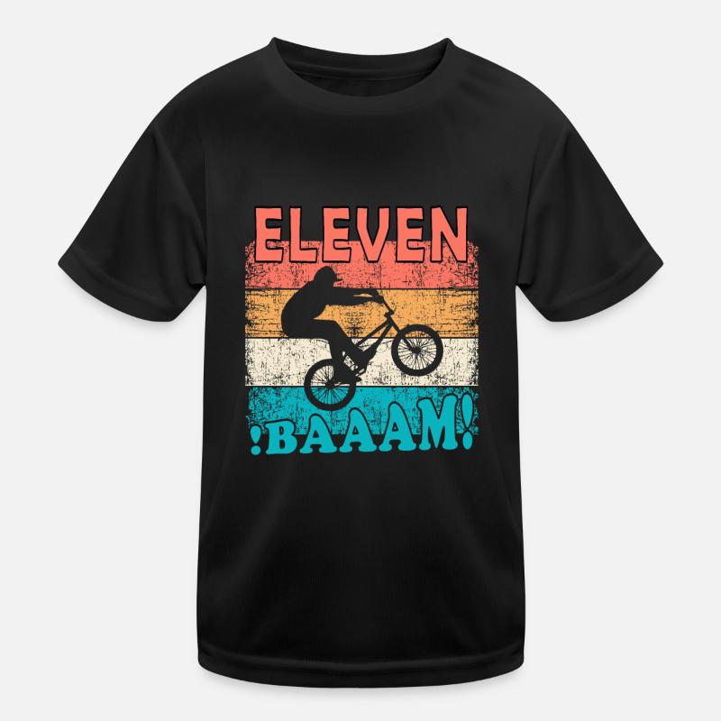 11e anniversaire motard BMX T-shirt sport Enfant