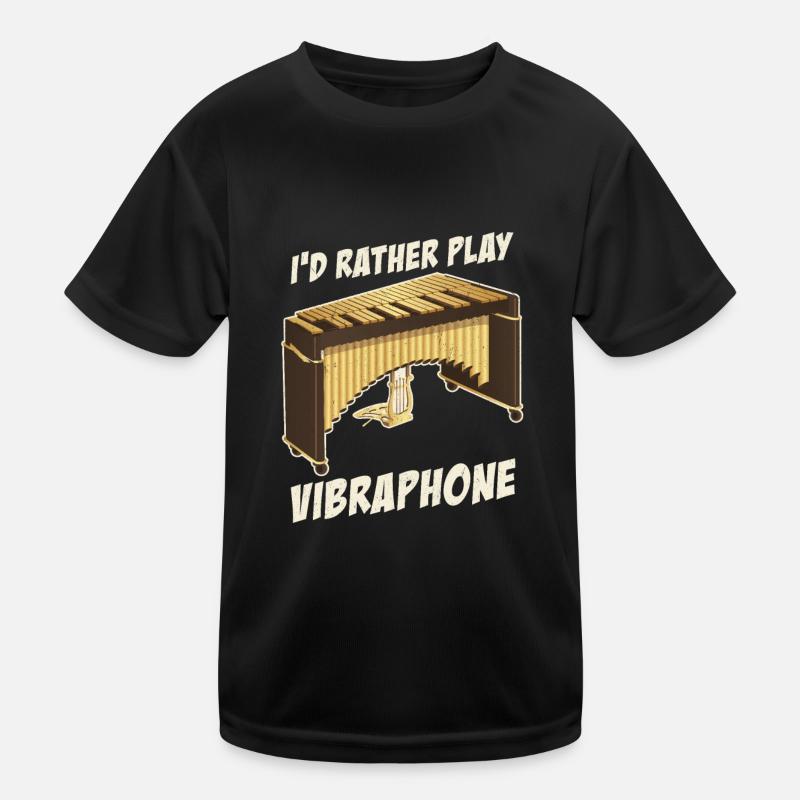 Vibraphone Percussion Marimba Musicians Kids Functional T-Shirt