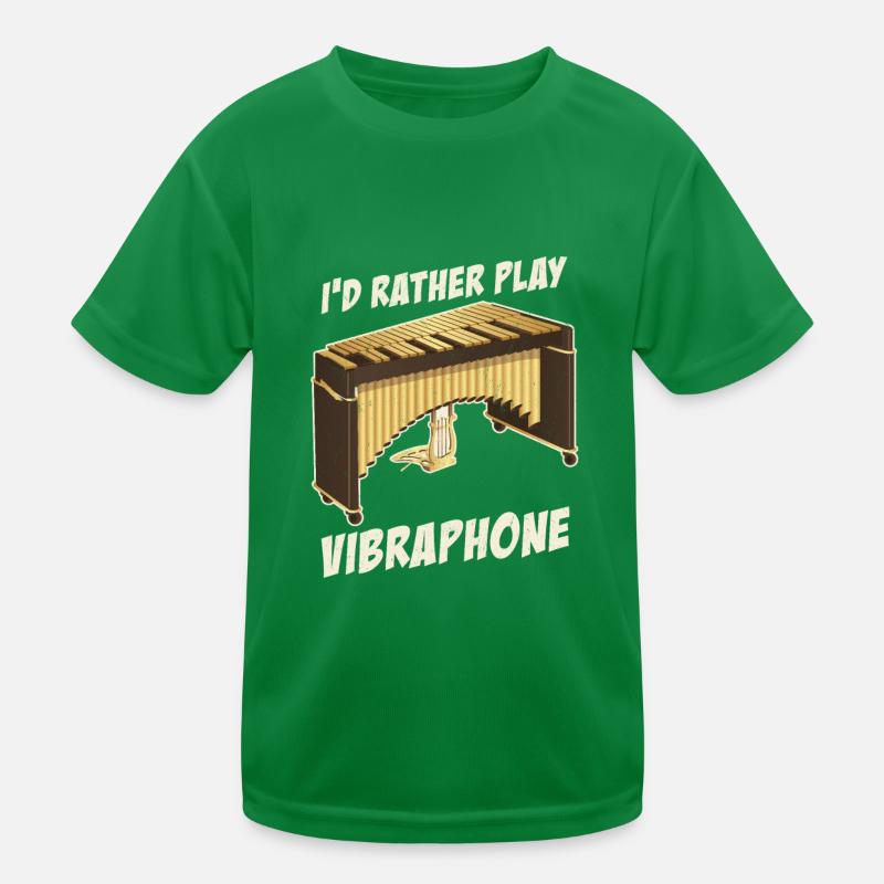 Vibraphone Percussion Marimba Musiker Kinder Funktions-T-Shirt