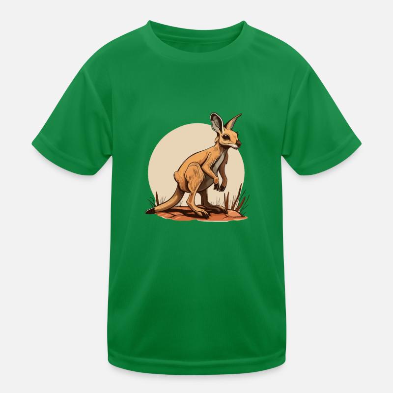 Style de bande dessinée kangourou T-shirt sport Enfant