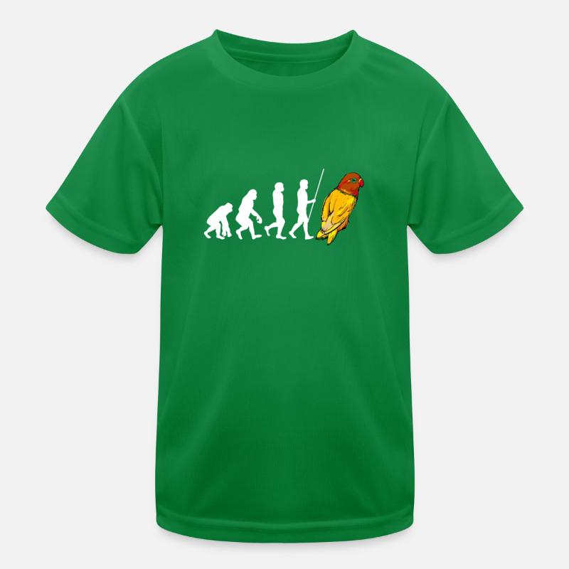 Blue Quaker Parrot Mom Kinder Funktions-T-Shirt