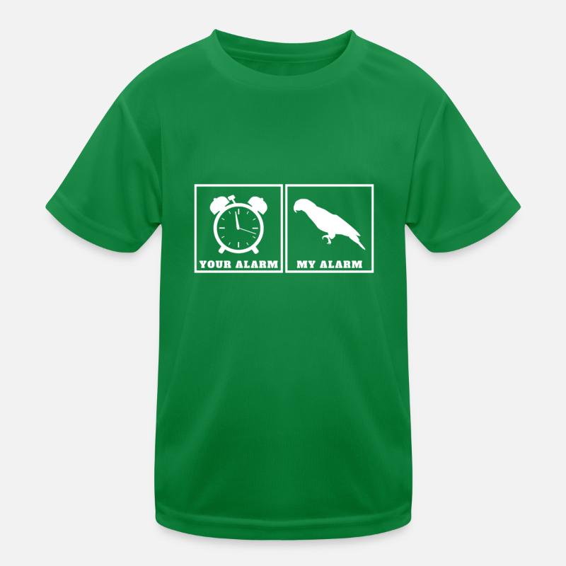 Blue Quaker Parrot Maman T-shirt sport Enfant