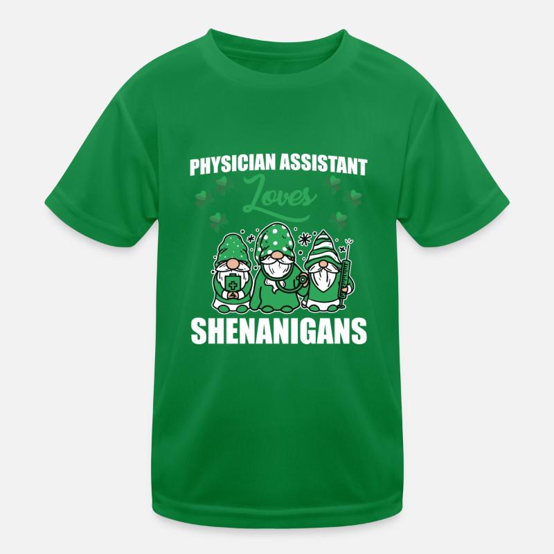 L’adjoint au médecin adore la Saint-Patrick T-shirt sport Enfant