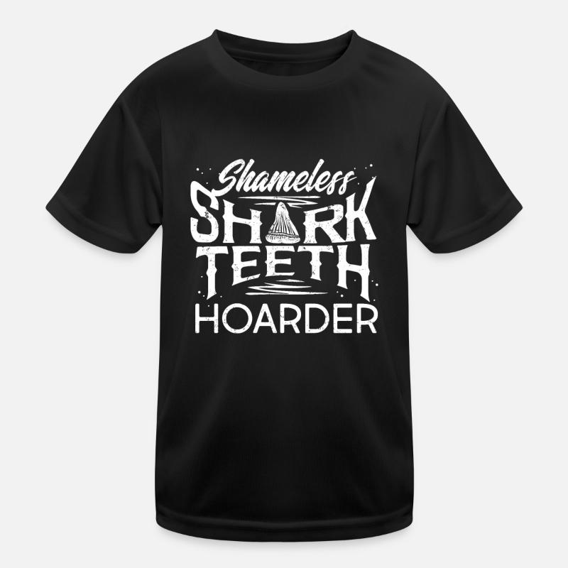 Sharks, shark counter collectors Kids Functional T-Shirt