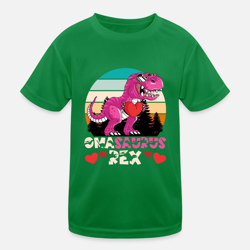 Omasaurus Muttertag Grandma Mama Tag Oma Kinder Funktions-T-Shirt