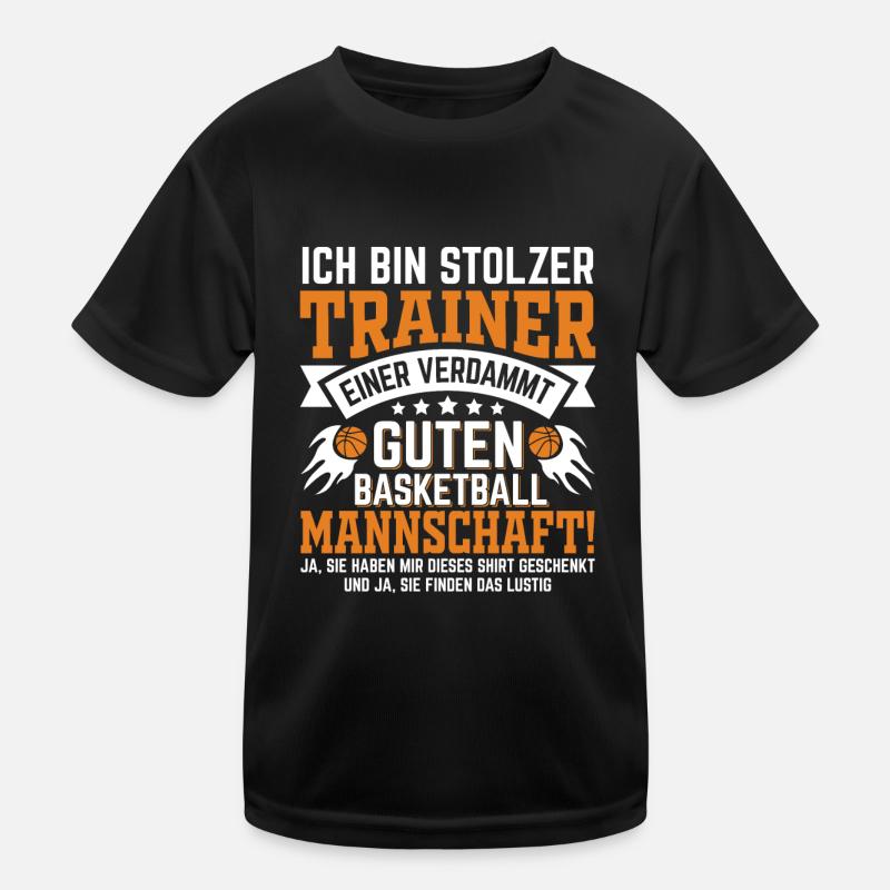 Ich bin stolzer Trainer einer verdammt guten Baske Kinder Funktions-T-Shirt