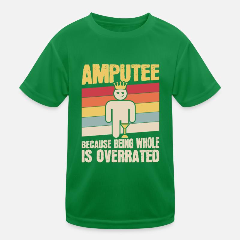 Amputierter Mit Ganzem Bein Beinprothese Kinder Funktions-T-Shirt