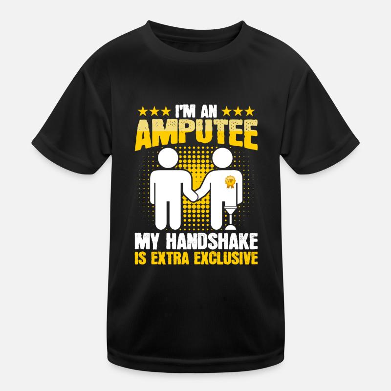 Amputierter Handschlag Bein-arm-prothese Mit Kinder Funktions-T-Shirt