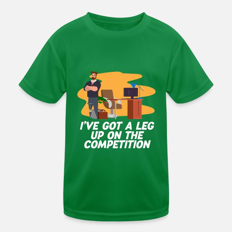 Amputierter Ich Habe Ein Bein Oben Prothese Mit Kinder Funktions-T-Shirt