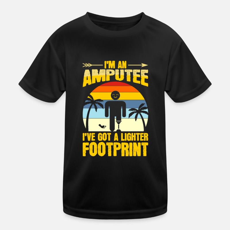 Bras jambe amputé léger T-shirt sport Enfant
