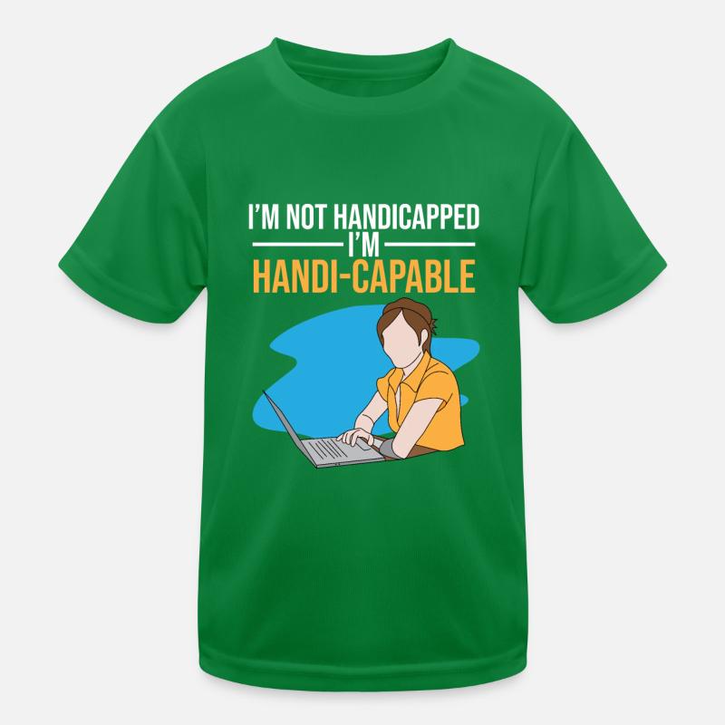 Amputee I'm Handi-capable arm prosthesis Kids Functional T-Shirt