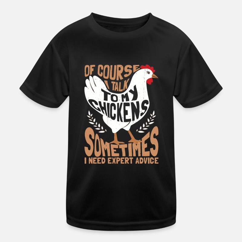 Élevage d’amateurs de poulet T-shirt sport Enfant