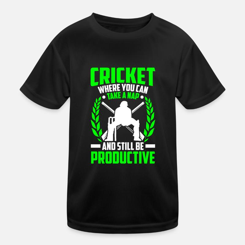 Cricket, Wo Sie Ein Nickerchen Machen Kinder Funktions-T-Shirt