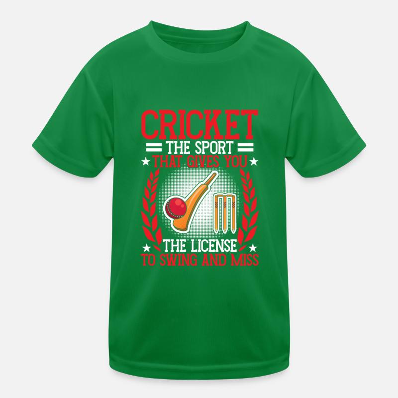 Le cricket vous donne la licence de T-shirt sport Enfant