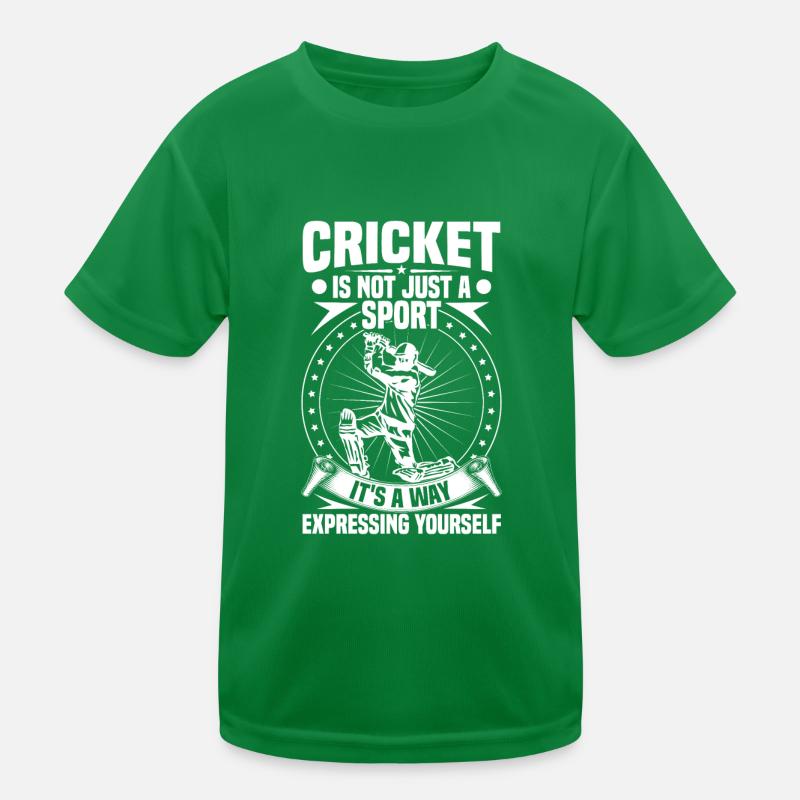 Le cricket est un moyen de T-shirt sport Enfant