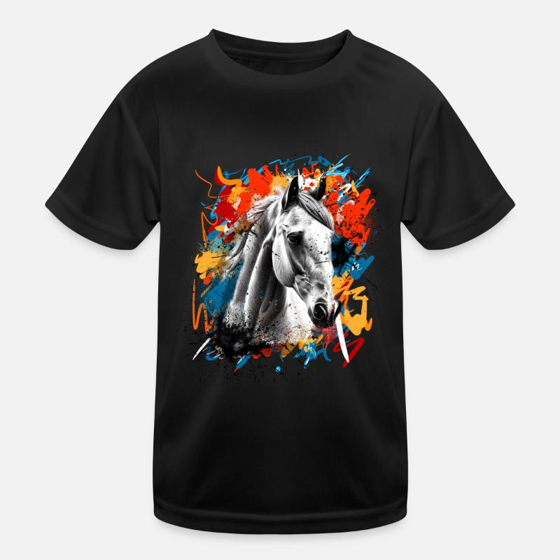 Horse Kids Functional T-Shirt