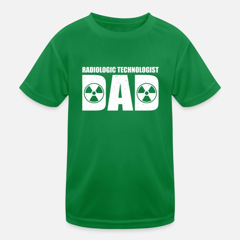 Funny radiology assistant dad Kids Functional T-Shirt