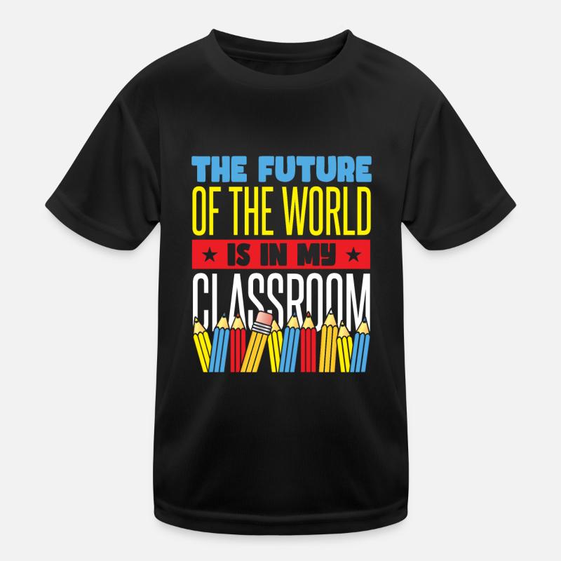 Citation de l’école Enseignant de retour à l’école T-shirt sport Enfant