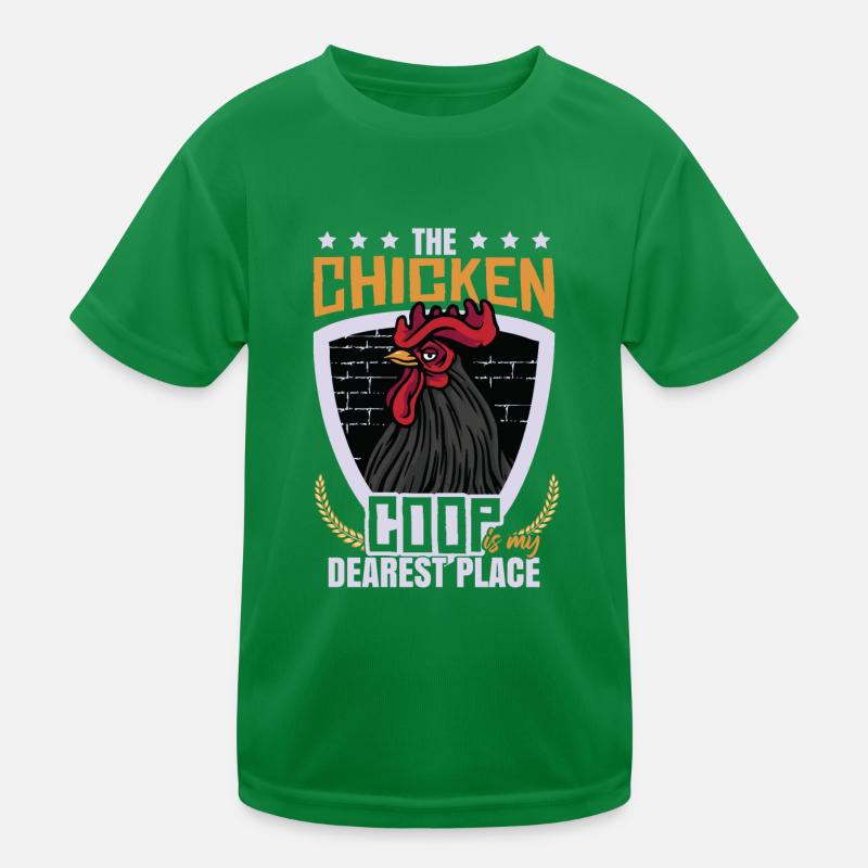 Der Hühnerstall Kinder Funktions-T-Shirt
