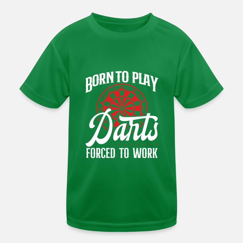 Born to play darts Kids Functional T-Shirt