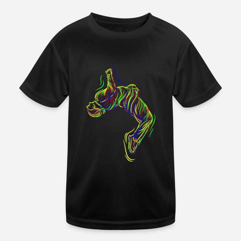 Parkour Backflip Kids Functional T-Shirt