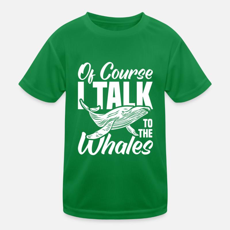 Observation des baleines Observation des baleines Orques Bleu Baleine T-shirt sport Enfant