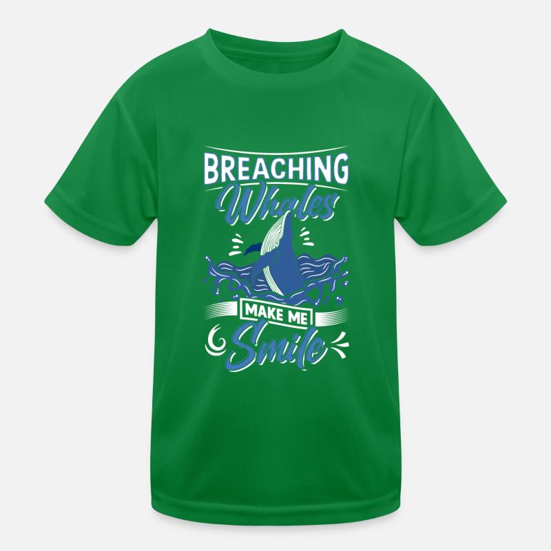 Whale Watching Whale Watching Orca Blue Whale Kids Functional T-Shirt