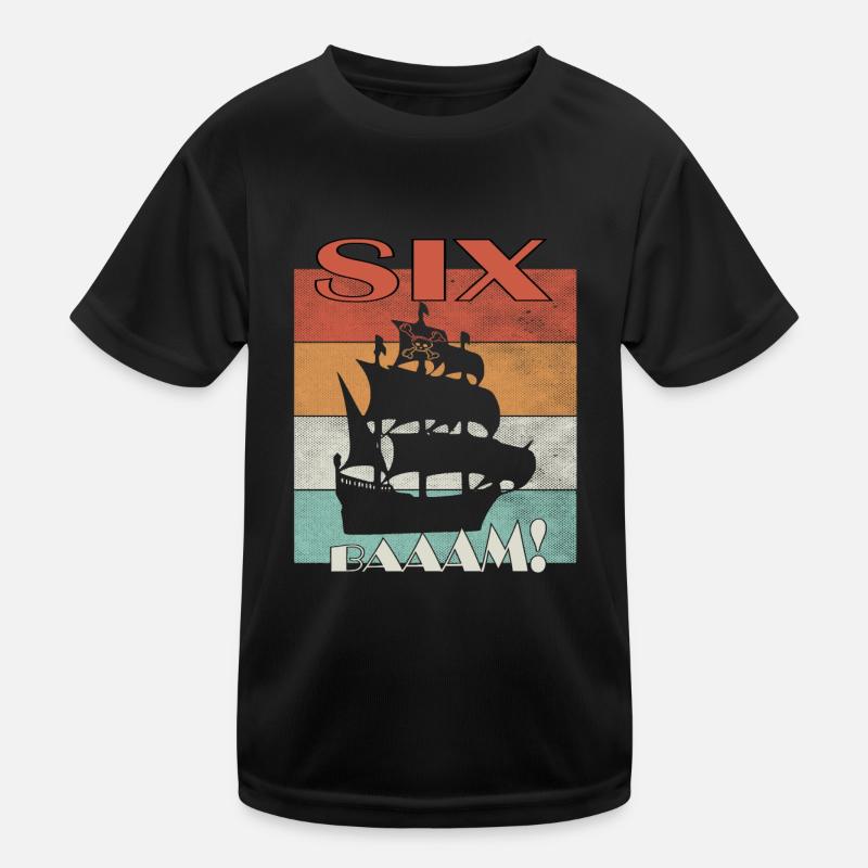 Pirate son birthday 6 years Kids Functional T-Shirt
